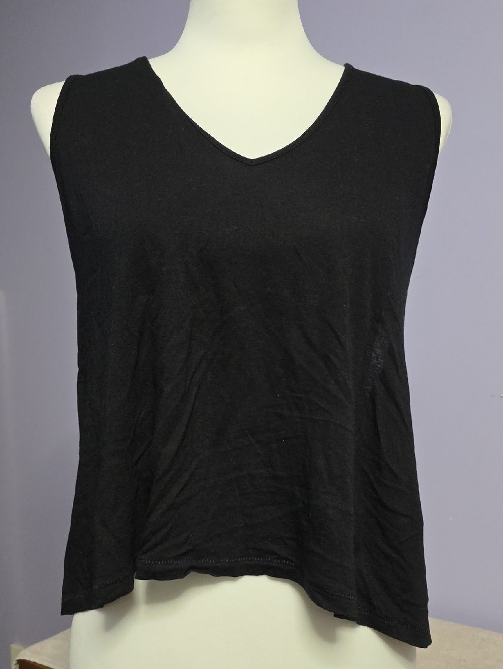 FP Movement by Free People Black V-Neck Sleeveless Tank